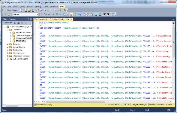 in table server statistics sql Server Data 2012 Generate MS SQL to using How in Script