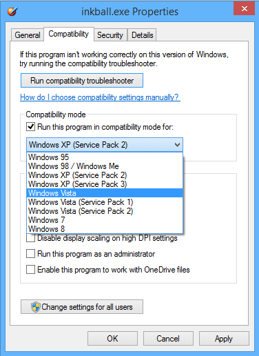 Windows Xp Compatibility Mode Windows Vista