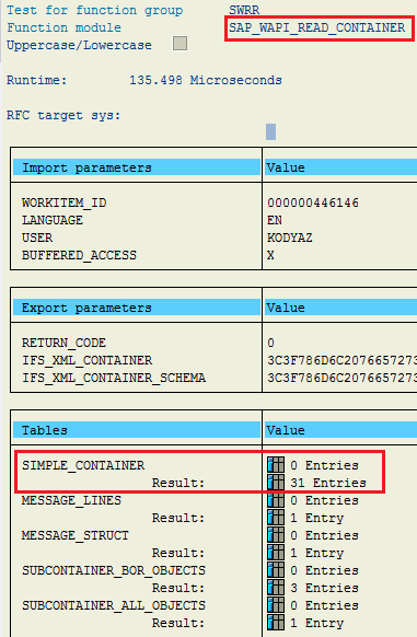 ABAP function module to read workflow container contents