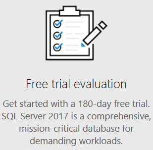 download SQL Server 2017 Trial Evaluation Edition free