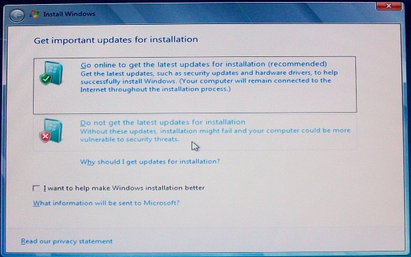Windows Vista Ultimate Installation Screenshots