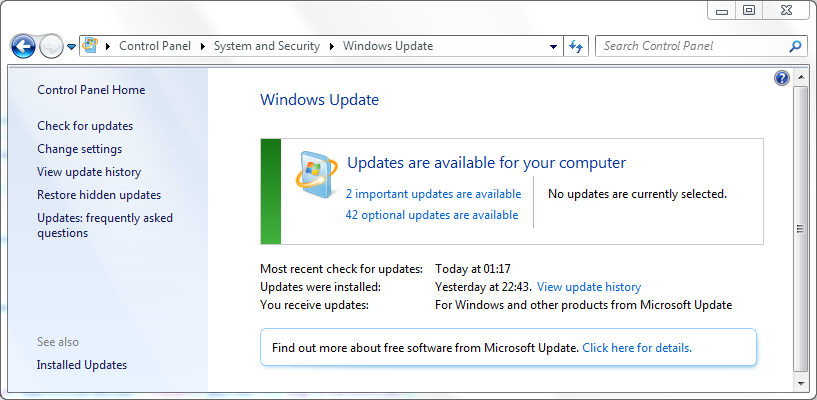 Install Microsoft Windows Vista Service Pack 1
