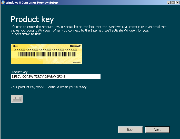 How to install windows 7 serial key