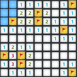 Windows 8 Minesweeper game app modern layout