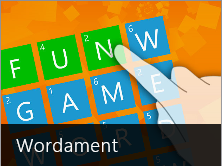 Wordament game