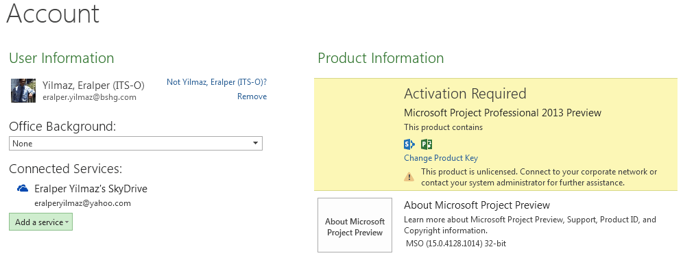 this copy of microsoft office is not activated 2013