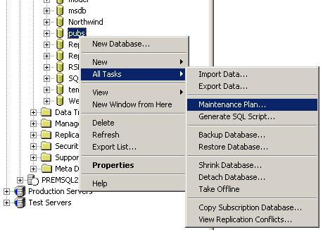 SQL Server Maintenance Plan