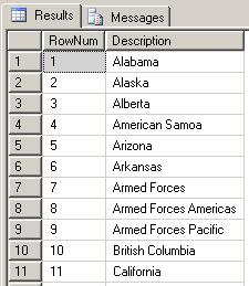 Row_Number AutoNumbers in SQL