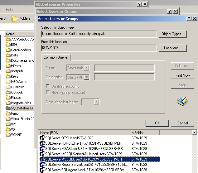 File activation failure during SQL Server 2008 Create Database For Attach