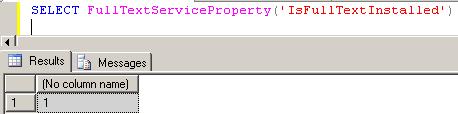 IsFullTextInstalled property for SQL FullText Search