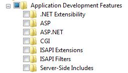 Application Development Features