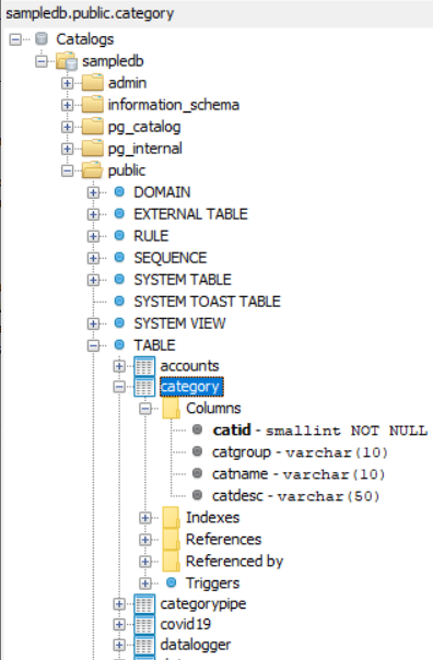 redshift data types json