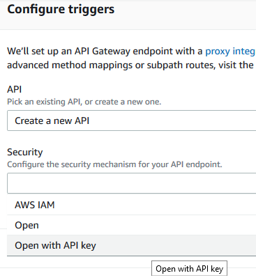 Gateway API with Open Key