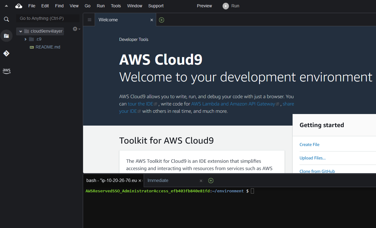 Amazon Cloud9 IDE for cloud developers