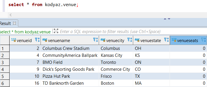 copy table redshift