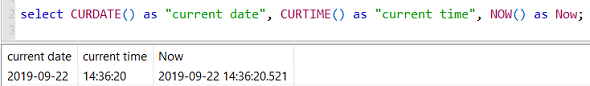 Data Virtuality datetime functions