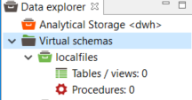 virtual schema details for file connector data sources