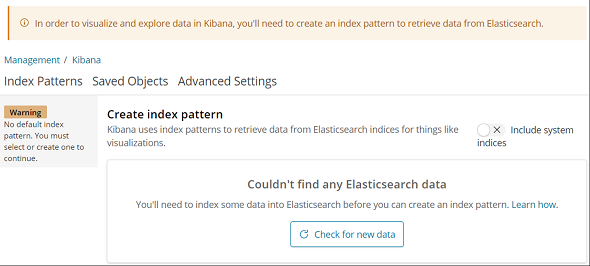 visualize and explore stream data in Kibana