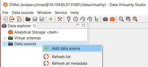 create data source for online CSV files on Data Virtuality