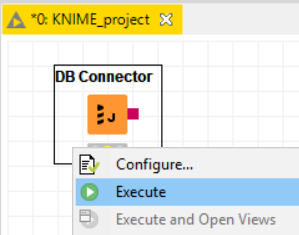 execute DB connecto from Knime to Denodo