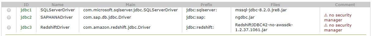 amazon redshift jdbc driver connection