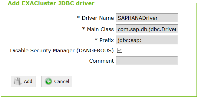 Настройка sap bo oracle linux jdbc