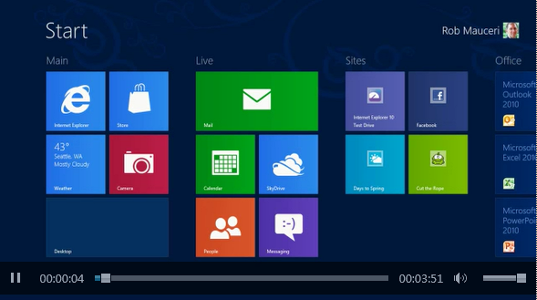 html5 video player show controls