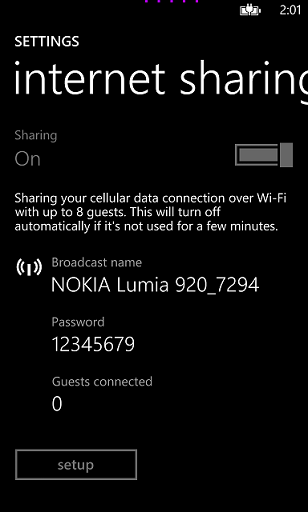 change Windows 8 phone broadcast name