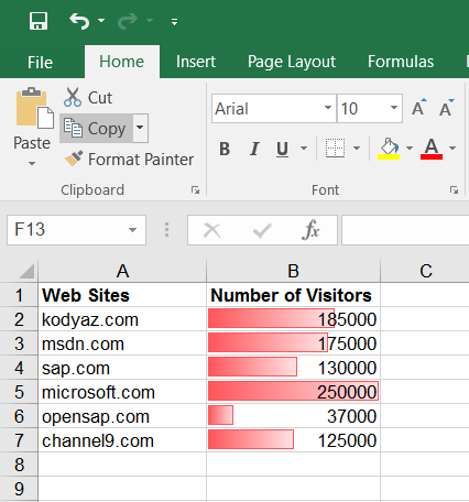 excel conditional formatting