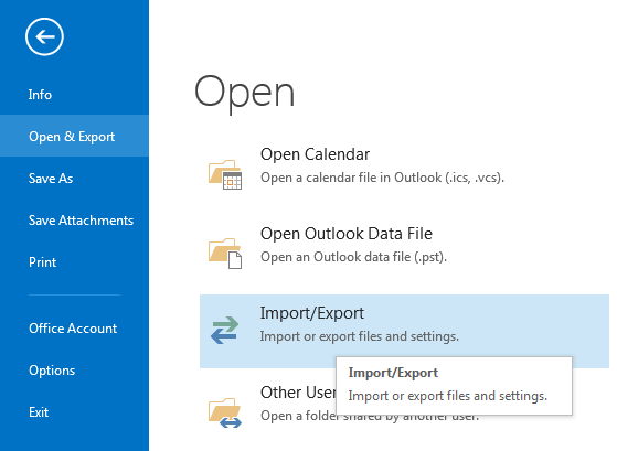 how to import contacts into outlook from vcard file