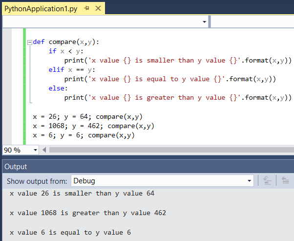 String Format Function with Variables Python Code Sample