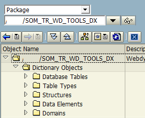 ABAP development package for search help creation