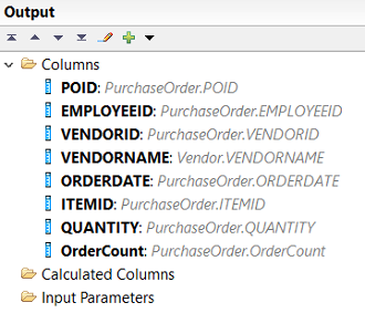 add new column to calculation view output list