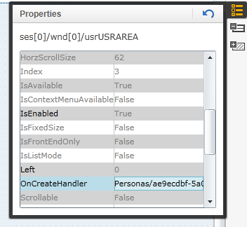 set OnCreateHandler for default values of SAP Personas flavor