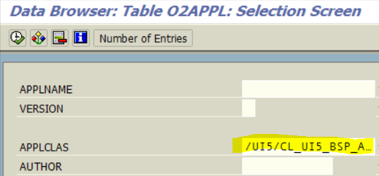 search for SAPUI5 applications created on your SAP system by ABAP programmer
