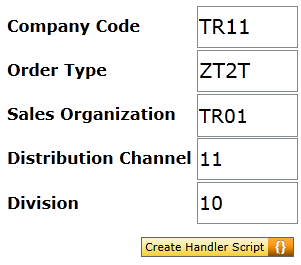 OnCreateHandler script button on SAP Screen Personas layout