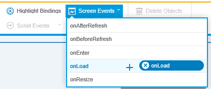 attach onLoad event to SAP Screen Personas flavor