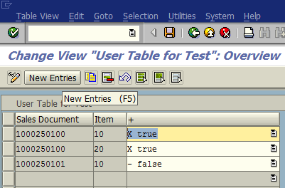 maintain ABAP table in SAP using new transaction code
