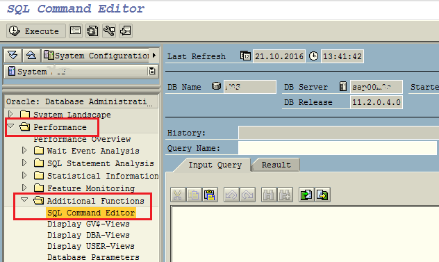 SQL Command Editor tool for ABAP programmer on SAP