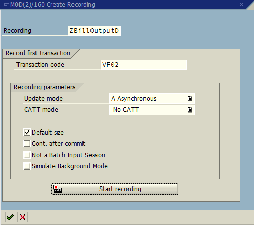 create batch input recording for ABAP programmer
