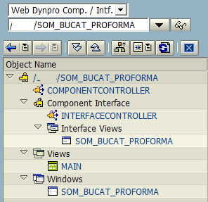 SAP Web Dynpro component objects