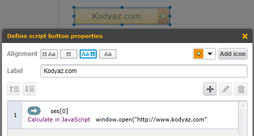 SAP Screen Personas Script Button Calculate in Javascript