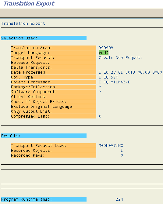 export Smartform translation into workbench request using SLXT ABAP report