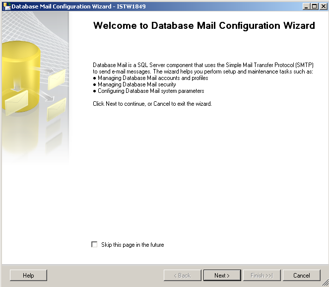 sql-server-database-mail-configuration-wizard
