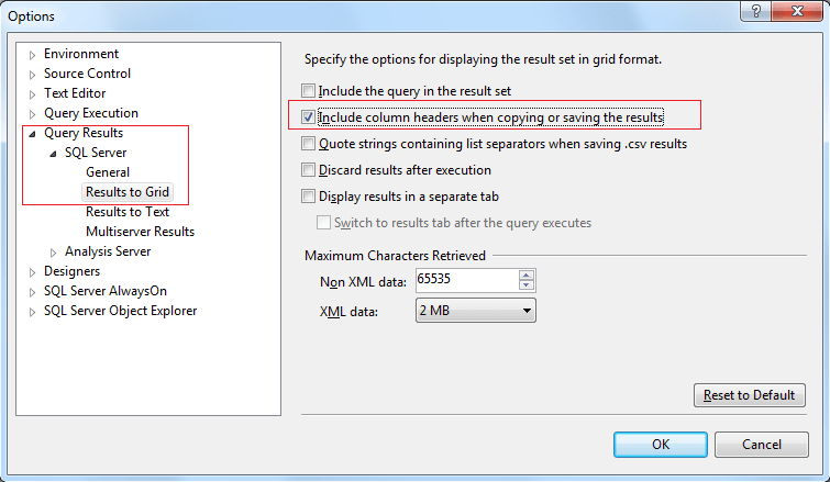 SQL Server Export Query Results To Excel With Column Names