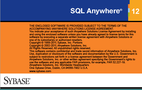 download Sybase SQL Anywhere 12 database software
