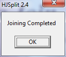 joinning splitted files 001 completed hjsplit