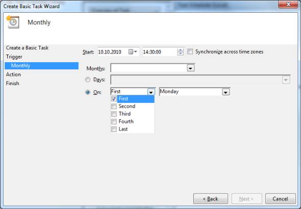 windows task scheduler synchronize across time zones
