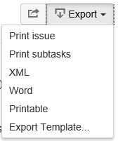 export Jira issue to XML