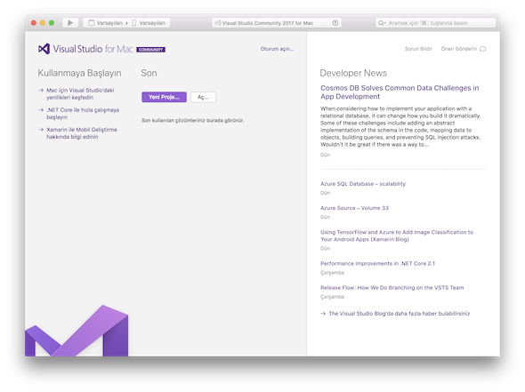 visual studio for mac sql